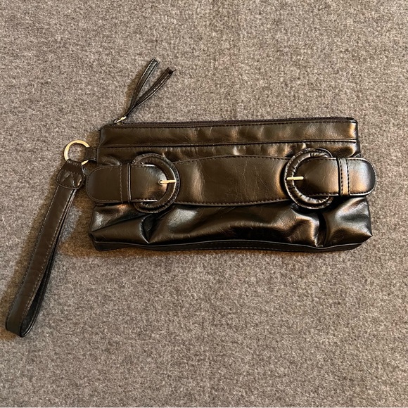 Handbags - Black Clutch/Wristlet Purse